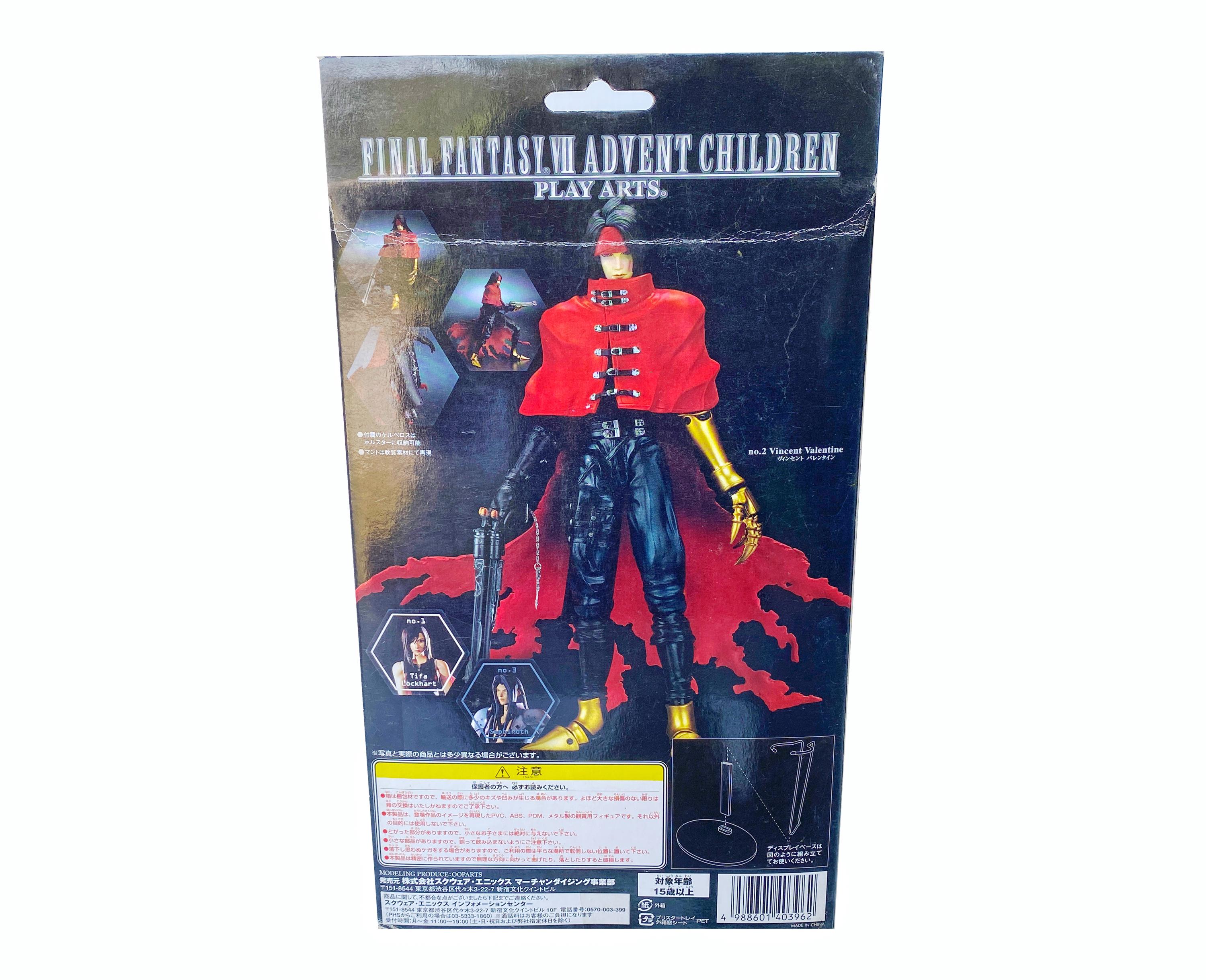 VINCENT VALENTINE FINAL Fantasy VII Advent Children Play Arts Action Figure EUR 19,00 - FR