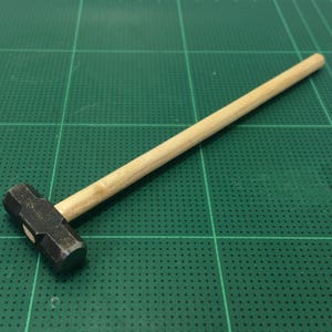 1/6 Scale Custom Made Metal Sledge Hammer Handmade Handcraft Firefighter Mini Toy Action Figure