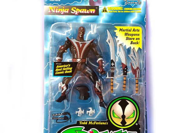 Mcfarlane s Toys Ninja Spawn Ultra action Figures Series 3 Deluxe MOC 1995 Etsy UK