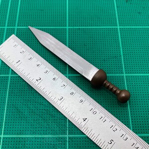 1/6 Scale Custom Miniature Roman Gladius Sword Gladiator Medieval Replica Blade Figure image 8