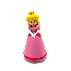 Super Mario Bros Collection Mini Mascot Toys Figure Japan - Princess Peach