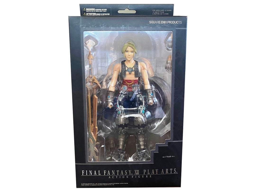 Lot De 2 Figurines PLAY ARTS - Vaan & Gabranth - FINAL FANTASY XII - 23cm