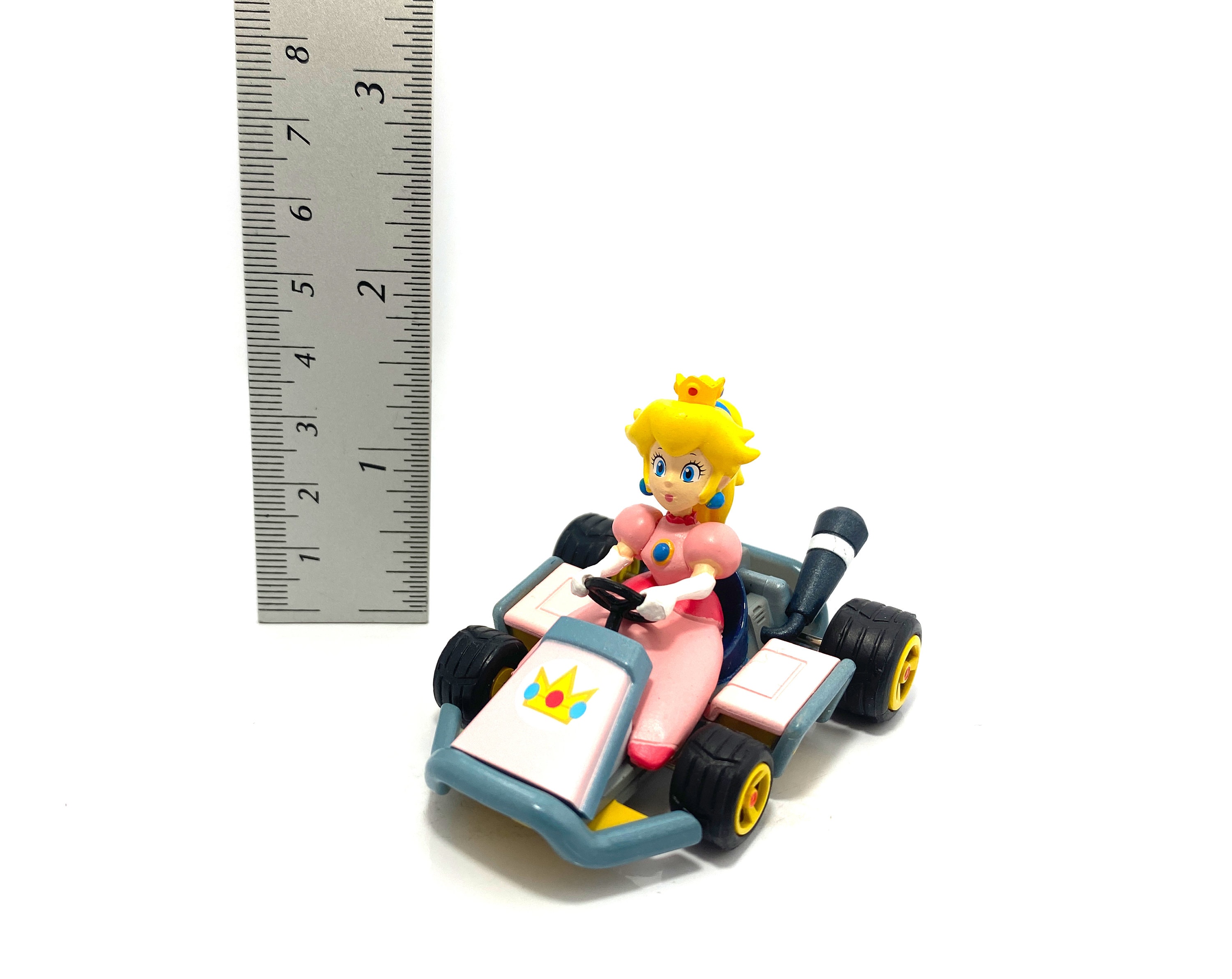 任天堂 ピーチ カートフィギュア 約5cm マリオカート7 任天堂レーサーコレクションモデルおもちゃフィギュア