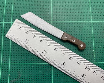 1/6 Scale Custom Made Machete Blade Handmade Handcraft Mini Toy Action Figure