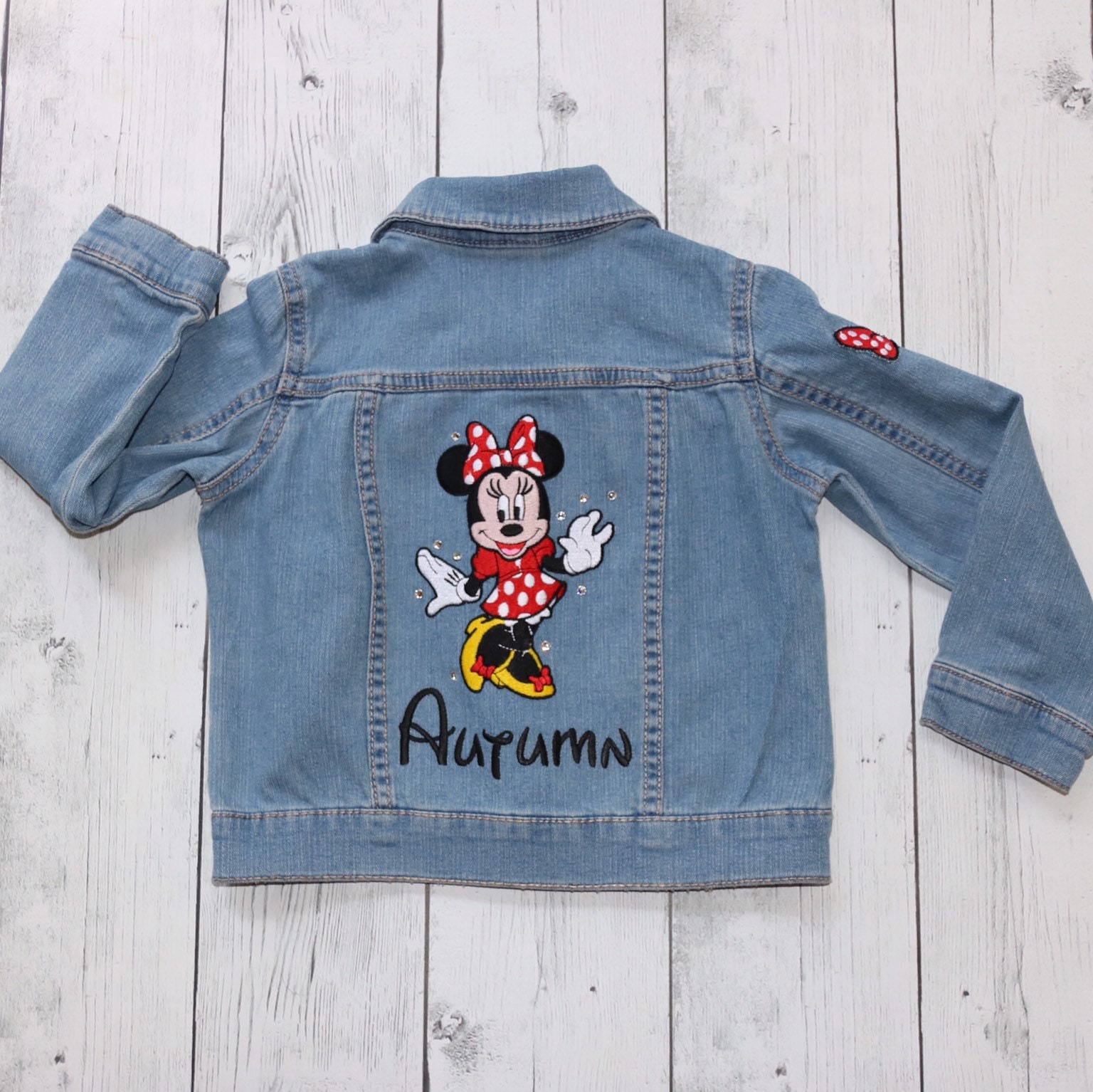 disney minnie mouse denim jacket