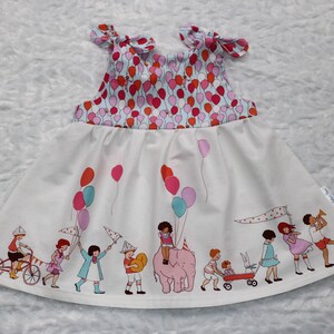 Girls Colorful Birthday Parade Dress, Toddler Sundress, Girls Party Dress,  Twirl Dress, Tea Party, Little Girl Summer Outfit, Modest Dress - Etsy