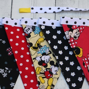 Disney party banner,minnie mouse nursery, Baby shower, disney bunting, disney party banner, Minnie Mouse nursery, Disney Baby Decor, image 2