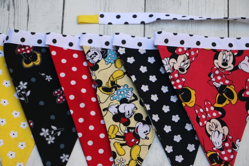 Disney party banner,minnie mouse nursery, Baby shower, disney bunting, disney party banner, Minnie Mouse nursery, Disney Baby Decor, image 2