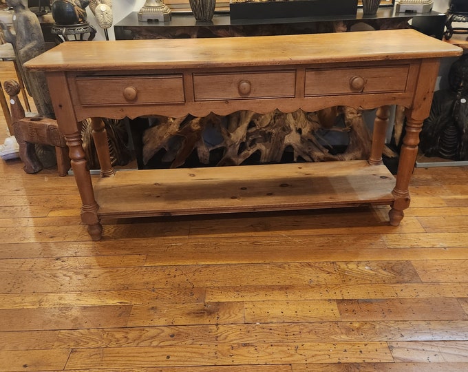 Antique English Pine Table Etsy