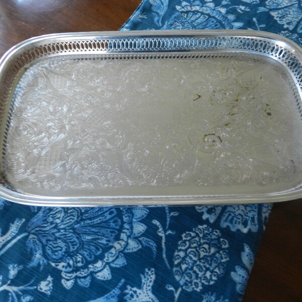 Silver Plate Galley Tray