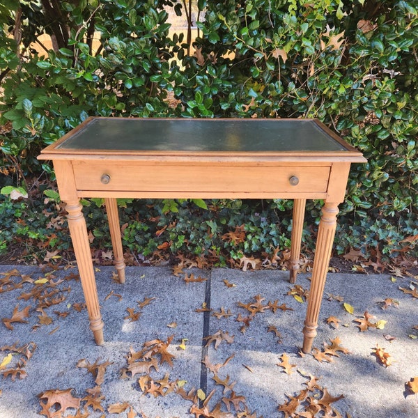 Leather Top Table Etsy