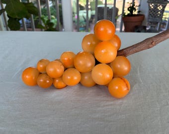 Uvas de alabastro; Moderna de mediados de siglo, naranja