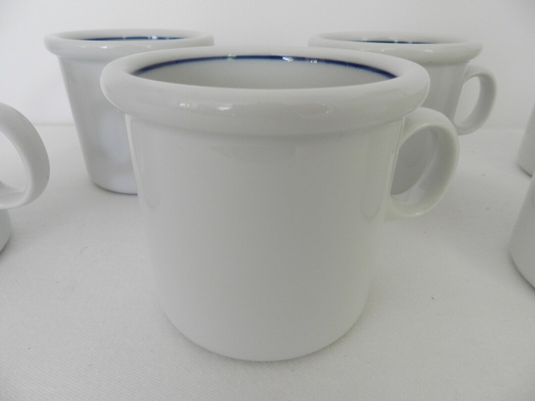 Dansk Designs Denmark Eslau Mugs Set of Six Etsy