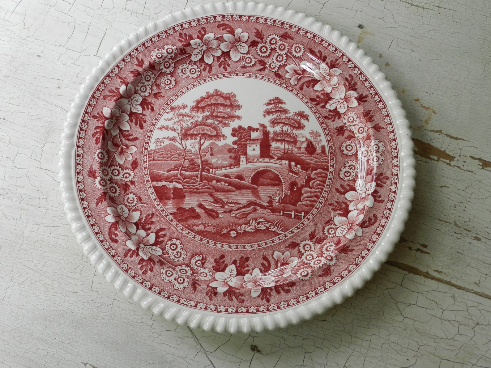 Copeland Spode's Tower England Round Platter Etsy
