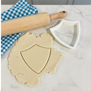 CTR Shield Cookie Cutter: 3D Printed Food-Safe PLA