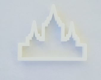 3D printed Oakland Temple Cookie Cutter