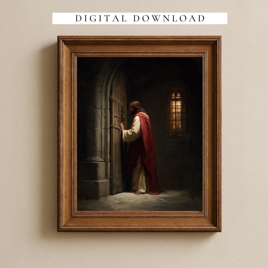 Jesus Knocking at the Door Print | LDS Christian Wall Art Digital ...