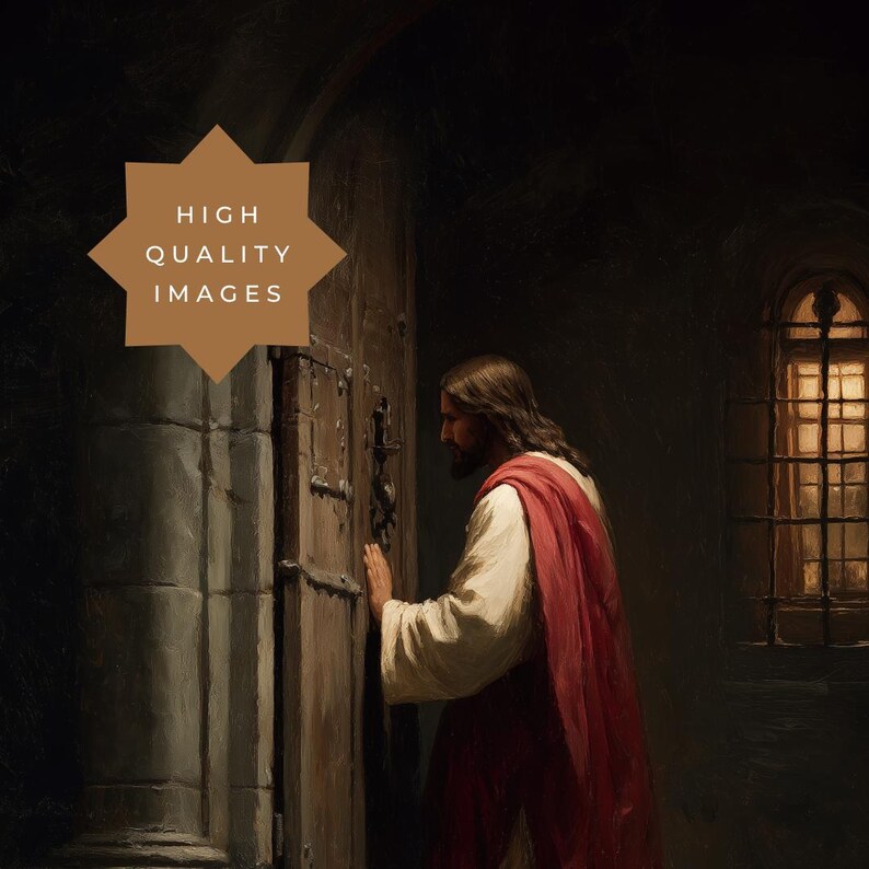 Jesus Knocking at the Door Print | LDS Christian Wall Art Digital ...