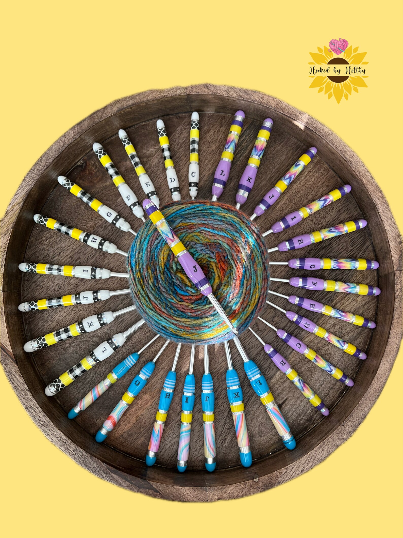 Crochet Hooks Pretty Crochet Hooks Resin Hooks Handmade Etsy