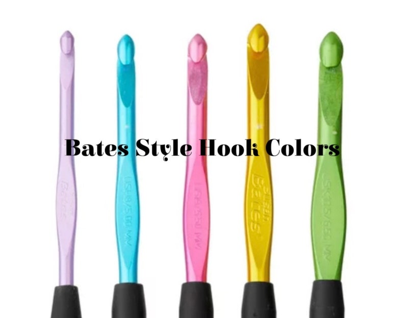 Crayon Crochet Hooks, Ergonomic Crochet Hooks, Hooked by Holtby Crochet Hooks, Crochet Hooks, Inline Crochet Hooks, Bates Crochet Hooks image 9