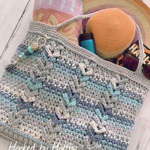 King of Hearts Tote, PDF Pattern Download, Crochet Bag Pattern, DIY Crochet Bag