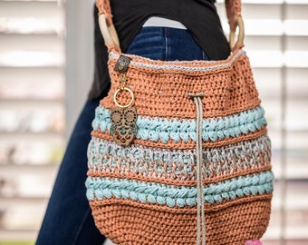 Sweet Emotions Bag Crochet Pattern: Boho DIY Crossbody (PDF Download)