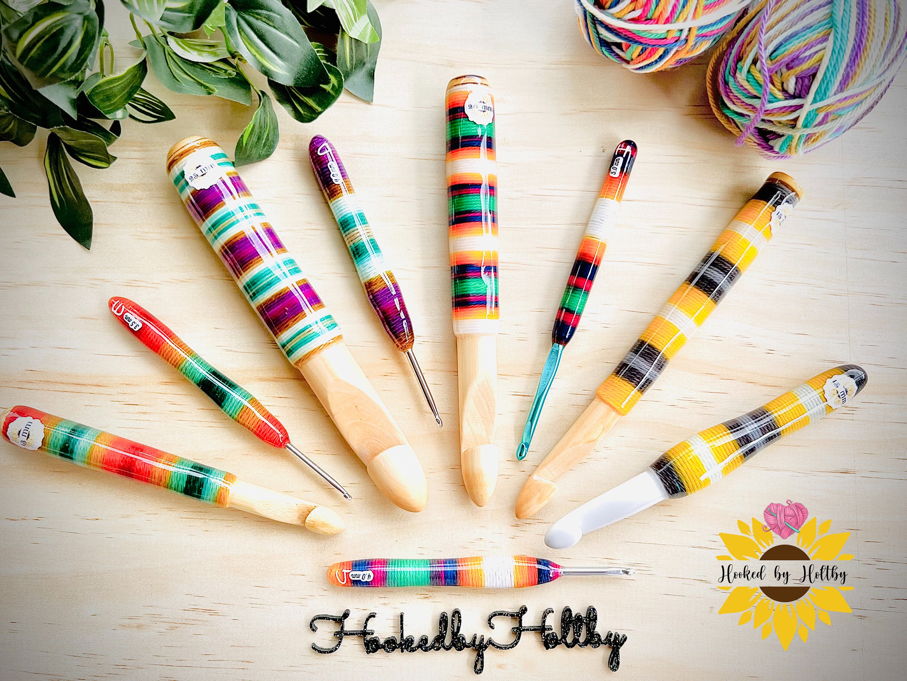 Jumbo Crochet Hook Set Includes 7 Hook Sizes-20mm, 15mm, 12mm, 10mm, 9mm,  8mm, 7mm, Tapered Crochet Hooks, Crocheting, Hooks for Kids -  Norway