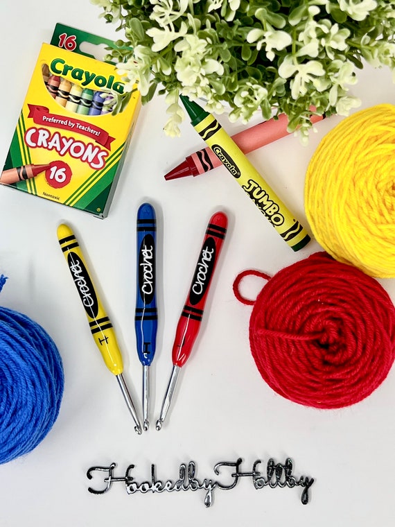 Crayon Crochet Hooks, Ergonomic Crochet Hooks, Hooked by Holtby Crochet  Hooks, Crochet Hooks, Inline Crochet Hooks, Bates Crochet Hooks -   Canada