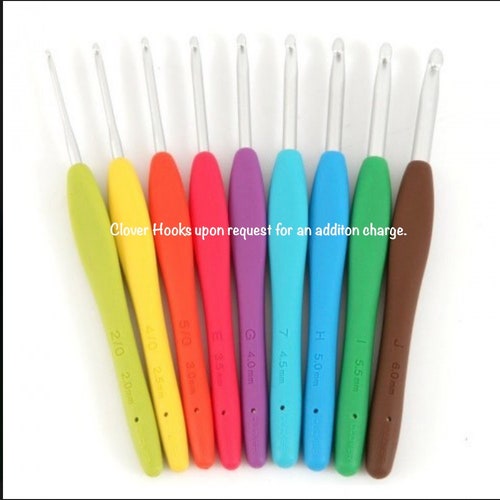 Crayon shops Crochet Hooks Set, Ergonomic Crochet Hooks, Hooked by Holtby Crochet Hooks, Crochet Hooks