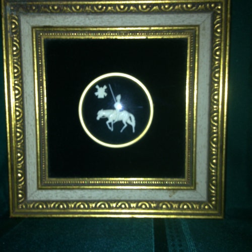 Vintage Wall Plaque newest of Don Quixote On His Horse