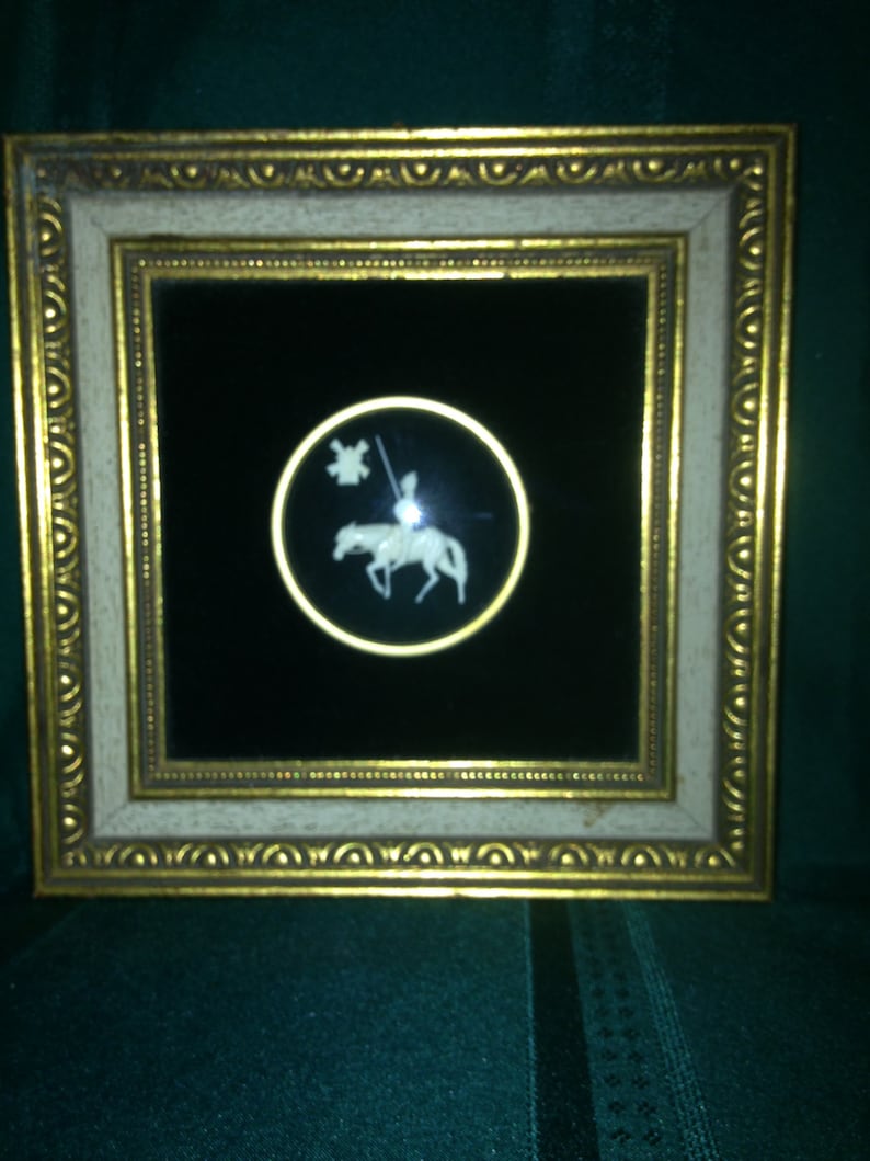 Vintage Wall Plaque newest of Don Quixote On His Horse