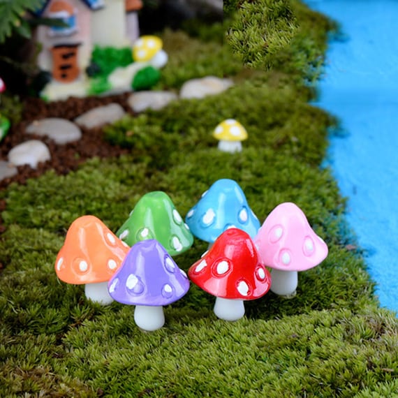 10 PCS Fairy Garden Accessories Miniature Dollhouse DIY Hedgehog Resin Decor UK