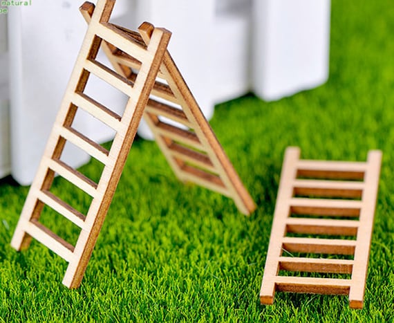 Kolibrie ongeduldig Nuchter 20pcs Wooden Stairs Ladder Hallway Home Decoration Accessories - Etsy