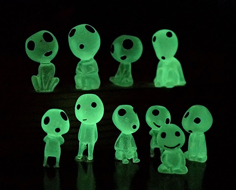 Halloween Luminous Elf Ghost Fairy Garden Miniaturfiguren Bild 0