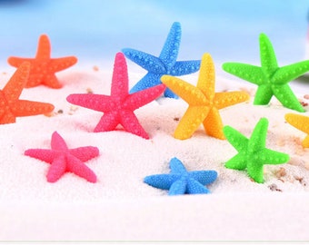 20pcs starfish home decoration accessories Bonsai Tools sea star Fairy Garden Miniatures Art Dollhouse Ornaments Terrarium Figurines