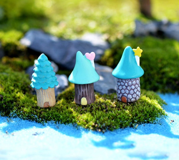 Miniature Fairy Dollhouse Landscape Terrarium Figurine Bonsai Garden Home Decor