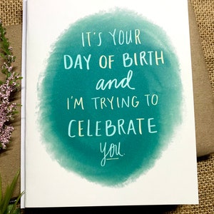 Día de nacimiento - Tarjeta de felicitación