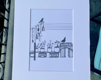 Shenanigans - Crow Art - Print