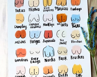 Boob Slang - Art Print