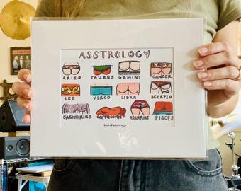 Asstrology - Art Print