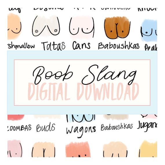 Boob Slang Digital Download 