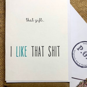 Thank You For the Gift - Greeting Card