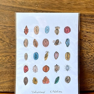 Vulvarinas - Lámina artística