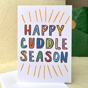 Feliz temporada de abrazos - Tarjeta