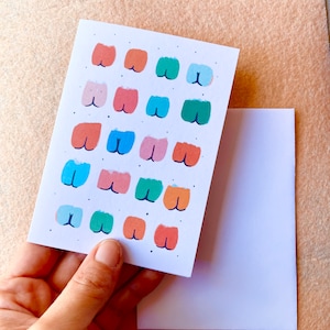 Butt Confetti - Holiday, Celebration, Greeting Card