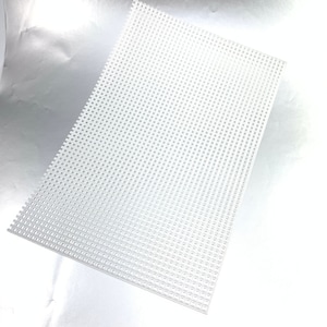 Kunststoff Stramin, weiß 23 x 15 cm