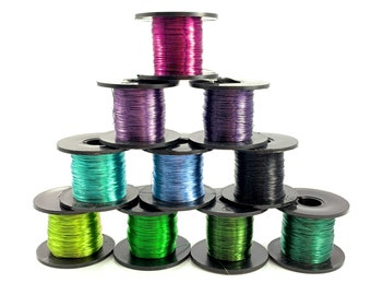 colored copper wire 0.315 mm, roll 70 m / 50 g - color selection