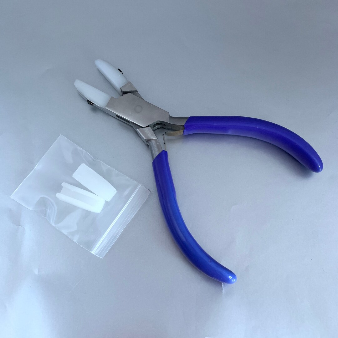 thumbnail image 2 of ODONTOMED2011 Nylon Jaw Flat Nose Jewelers Pliers – 5.5" Wire Working, PL-02 2 of 2