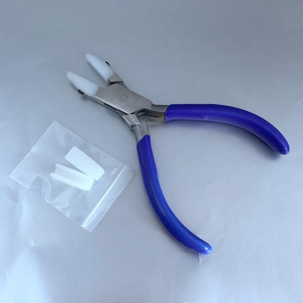 Nylon jaw flat nose pliers