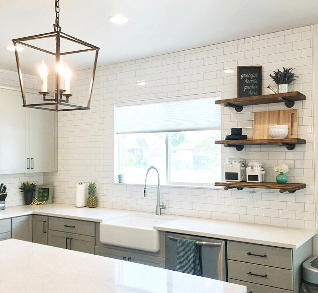 Industrial Floating Shelves 12 Depth Book Shelf Open Etsy